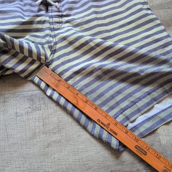 Tommy Bahama Boardshorts Swimsuit MENS 34 Shorts Light Blue Stripes - Picture 8 of 9